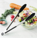 east Essentials Kitchen Tongs Silicone Food Tongs Non Stick Cooking Serving Tongs For BBQ Salad Steak Pasta Spaghetti Noodles