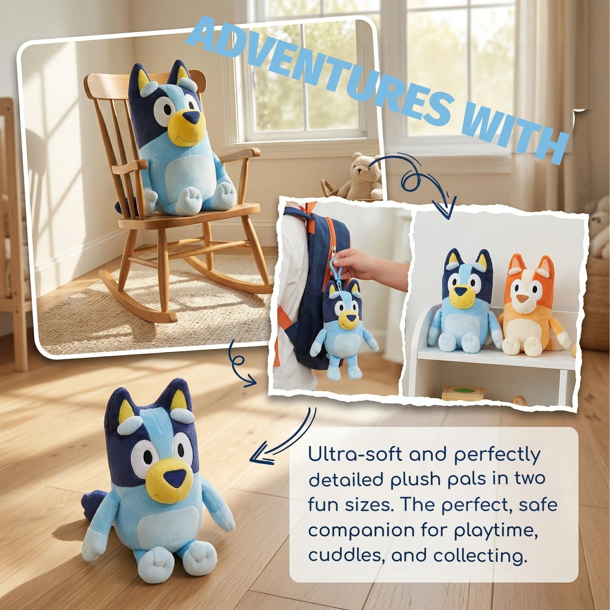 Bluey Dog Bingo Family Plush Toy