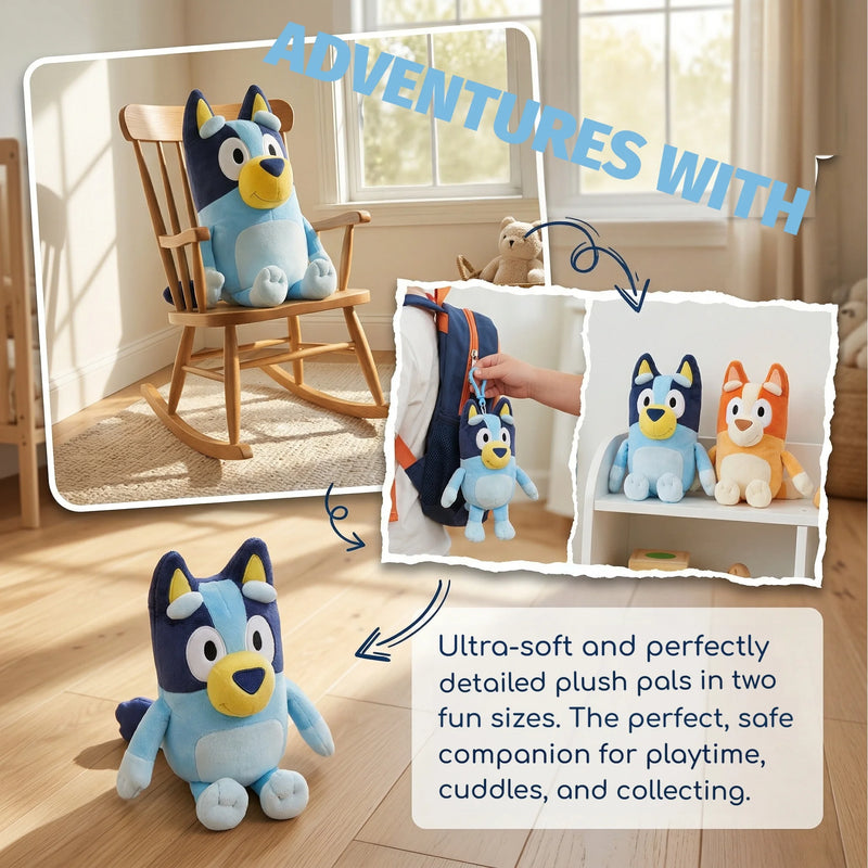 Bluey Dog Bingo Family Plush Toy