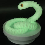 3D Printed Snake Realistic Snake Statue Movable Joint Fidget Toys
