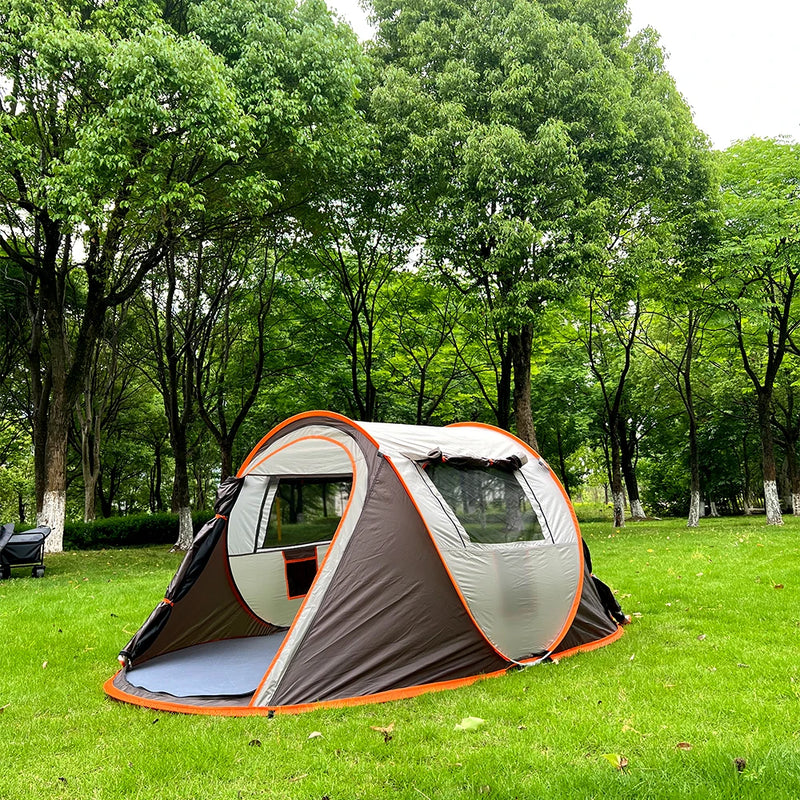 5–8 Person Waterproof Family Camping Tent – Automatic Quick Open