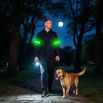 Night Running Armband LED Light Outdoor Sports USB Rechargeable Safety Belt Arm Leg Warning Wristband Cycling Bike Bicycle Light