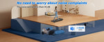RAMYPOKET Walking Pad Treadmill with 9% Incline APP Control, 3-Window LED 2.5HP Under Desk Treadmill 120KG Capacity 1-8 Km/h Treadmill Running Machine