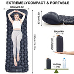 Inflatable Mattress Sleeping Pad Ultralight Camping Mat Air Mattress Camp mat for Hiking Tent Travel Backpacker
