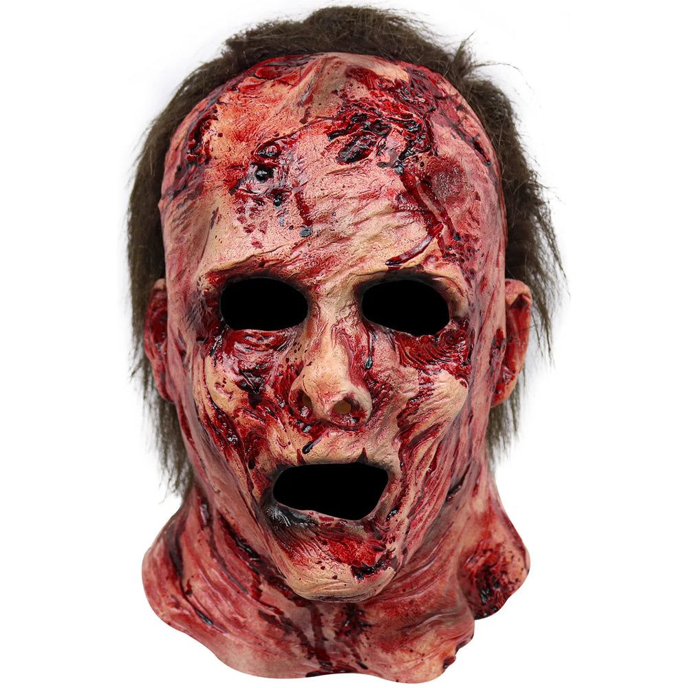 Scary Silicone Clown Mask – Creepy Halloween Party Costume Mask, Horror Carnival Headgear, Funny & Frightening Face Cover
