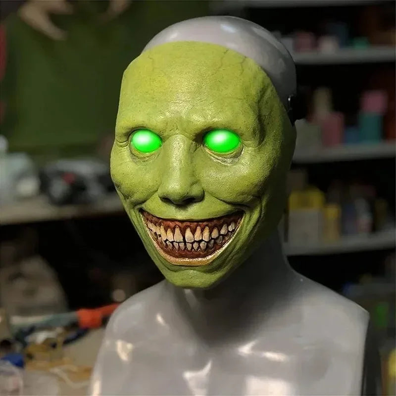 Halloween Horror Mask Scary Creepy Full Face Realistic Cosplay Costume Mask for Haunted House Party Decoration