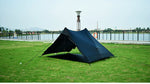 Aricxi tent 2 Person Outdoor Ultralight Camping Tent 3 Season Professional 15D Silnylon Rodless Tent grey black
