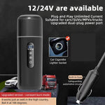 Electric Kettle 12V24V Portable Heating Cup 500ml Travel Heating Touch Screen Intelligent Adjustable Temperature Thermal Cup
