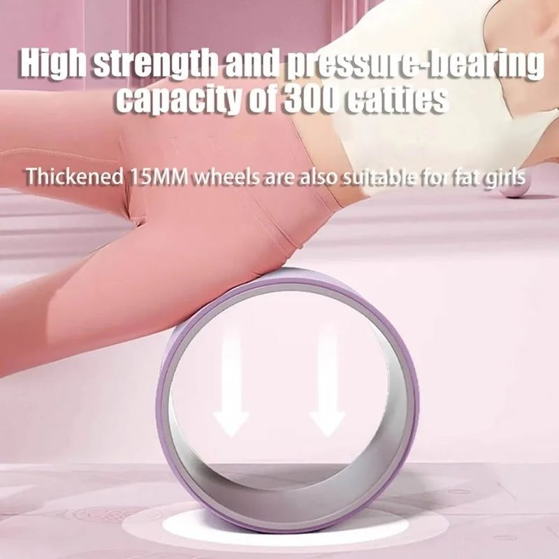 New Muscle Massage Yoga Wheel Back Training Waist Training Fitness Circle Training Tool Multi-Functional Pilates Ring Home Gym