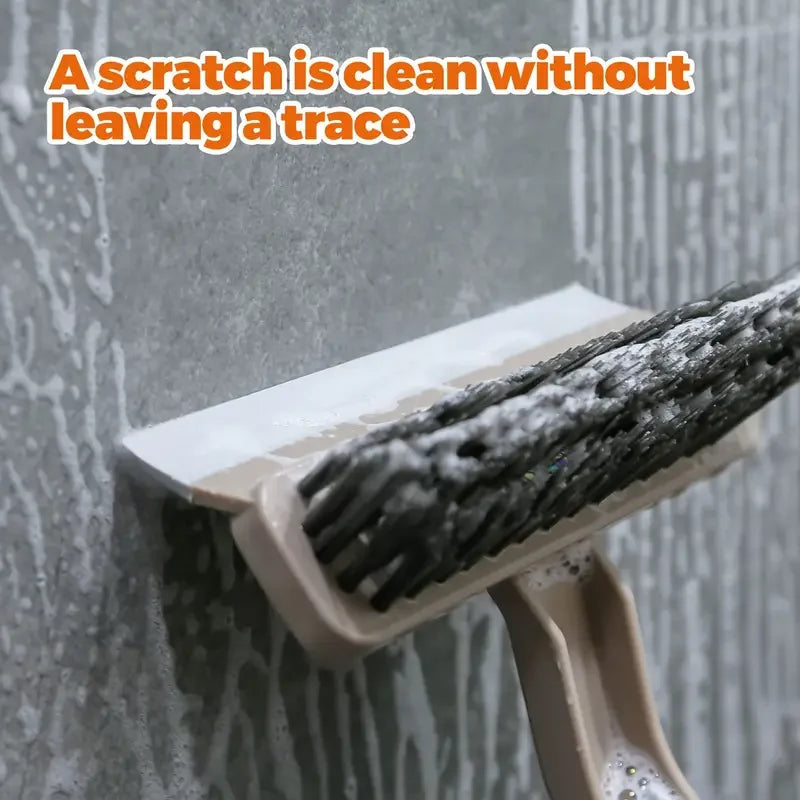 east Essentials Multi-Purpose Tile Cleaning Brush, 360° Rotating Hard Bristle Scrubber for Bathroom & Kitchen Floors and Walls