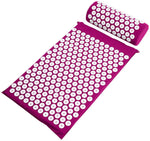 Acupressure Mat Sensi Massage Mat Pillow Set  applicator for Neck Foot Yoga Mat with Needle Back Cushion