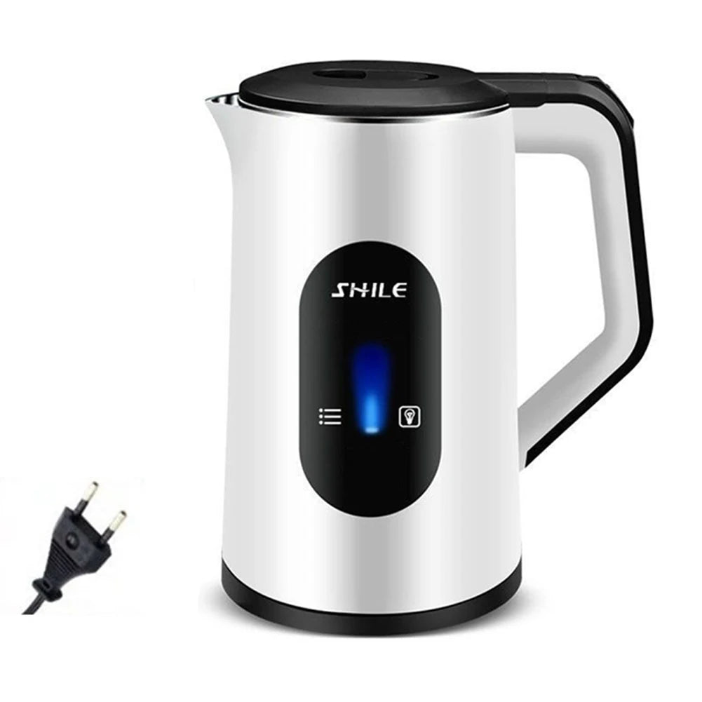 wAvvle 2.2L Stainless Steel Electric Digital Display Large Tea Kettle Auto-Shutoff Thermal Water Kettle 1500W Fast Boil Tea Pot Kettle