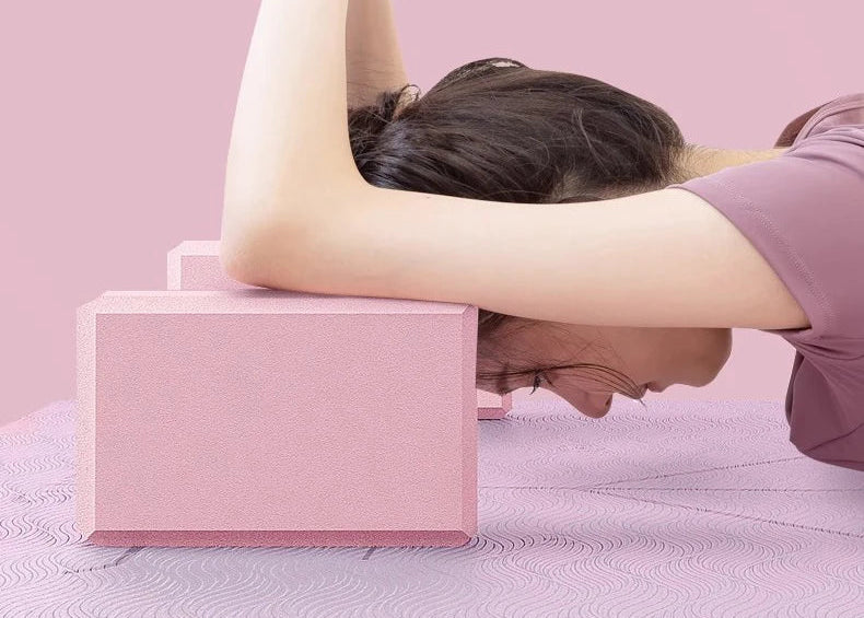 1PC Yoga Building Blocks Cubes Pilates Bricks Reinforcement Mats Sports Supplies Exercise Home Exercise Equipment Fitness