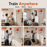 Silent Basketball Hoop Set, Indoor Foam Basketball with Mini Hoop, No Noise Training Ball for Home, Apartment & Kids Practice