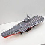 Lego STYLE 3049PCS Military Aircraft Carrier Ship Building Blocks