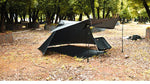 Aricxi tent 2 Person Outdoor Ultralight Camping Tent 3 Season Professional 15D Silnylon Rodless Tent grey black