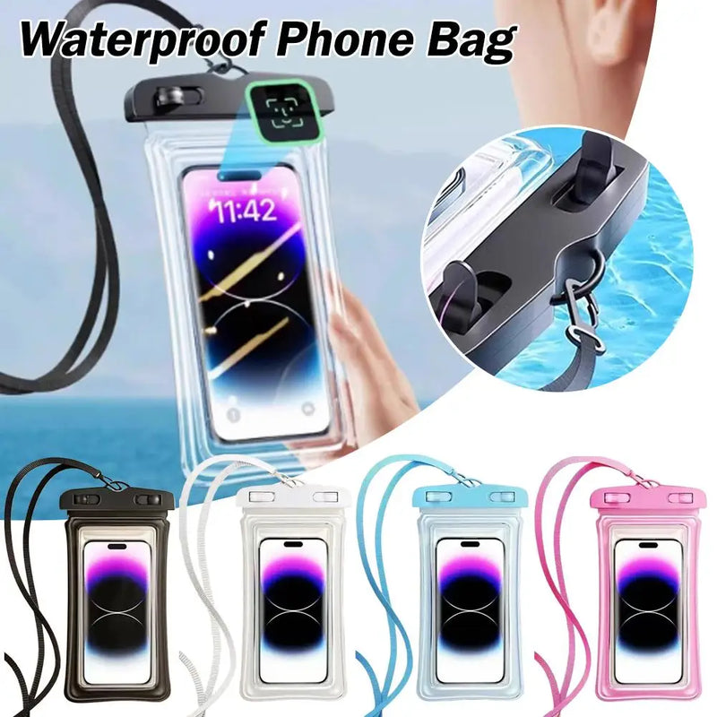 Waterproof Phone Case Pouches, Floating Bag, Touch Screen Access & More