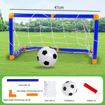 Portable Micro Soccer Goal Set (Net, Pump, Ball Included) Lightweight Indoor/Outdoor Gear For Park & Beach Training 1Set