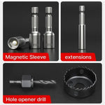 Special Price Father's Day Deal, Screwdriver Drill Bit Set Strong Magnetic Hex Shank Mixed Bits For Impact Driver Electric Drill Wood Metal Repair With Case