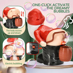 Christmas Santa Butt Bubble Machine with Music & Lights for Kids