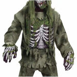 Halloween Zombie Costume for Kids & Adults – Scary Skeleton Living Dead Monster Costume, Spooky Ghost Outfit for Halloween Parties