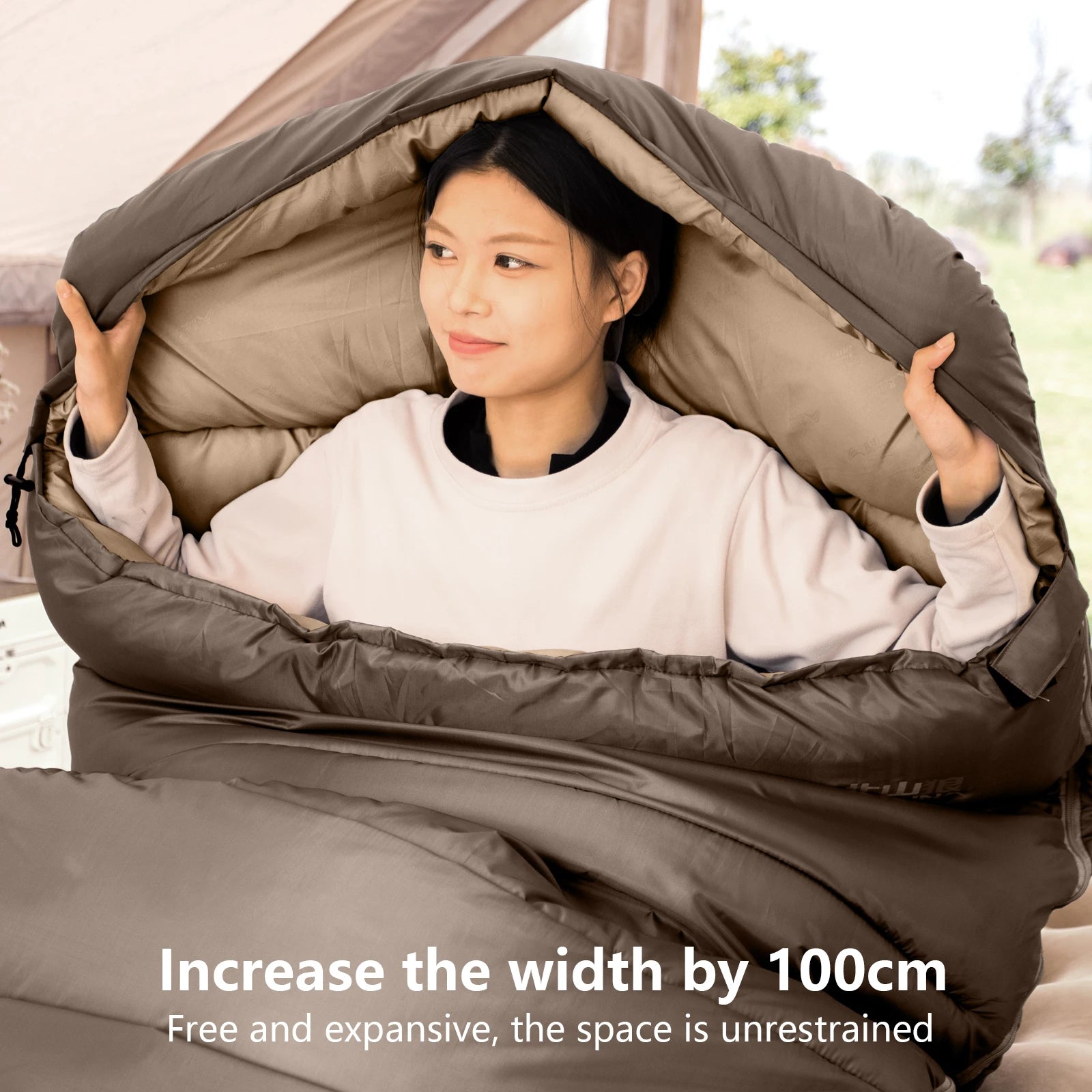BISINNA XL Camping Winter Sleeping Bag Lightweight