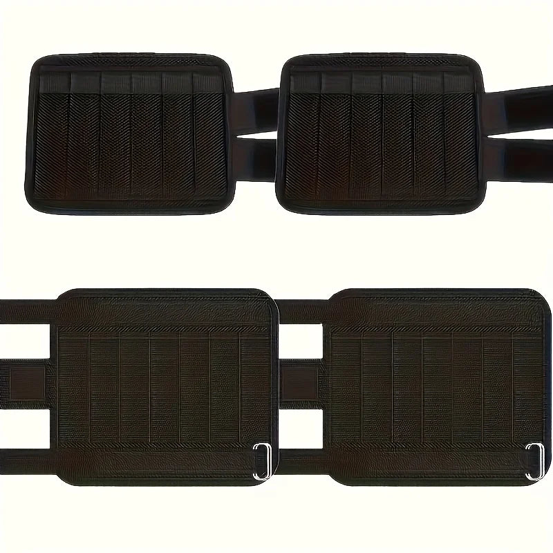 4 adjustable ankle/wrist weight straps - Weight packs for leg and arm training, suitable for walking and running exercises