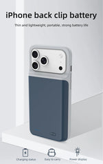 Xilecaly Smart Battery Charger Case For iPhone, Battery Pack Power Bank External Charging Cover For iPhone