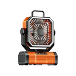 Radiator Fan 20000mAh Battery Camping Fan 4 LED Lantern 8 Speeds Portable Fan