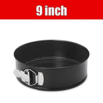 Bakemester 4/7/9/10 Inch Round Cake Mold Springform Pan Nonstick Leakproof Cheesecake Brownies Baking Pan with Removable BottomCake Tools