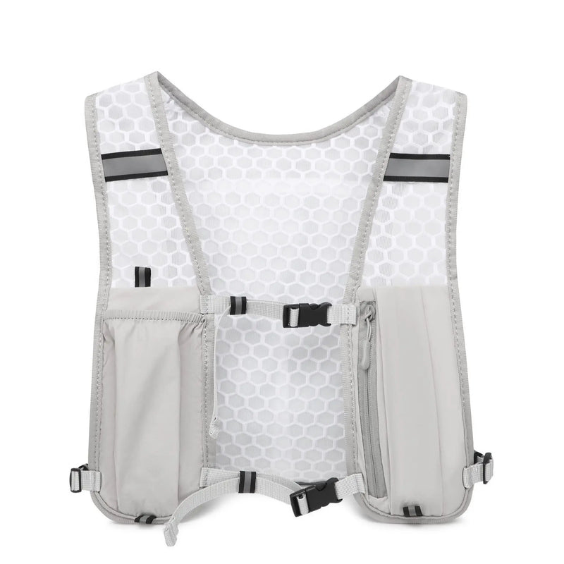 Reflective Lightweight Running Vest for Biking & Sports with Hydration Chest Pack Phone Storage Pocket Outdoor Gear