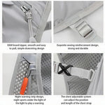 Reflective Lightweight Running Vest for Biking & Sports with Hydration Chest Pack Phone Storage Pocket Outdoor Gear