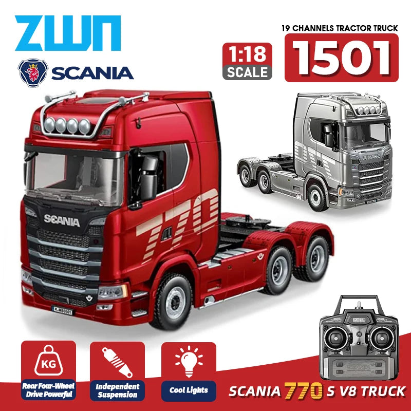 HUINA RC Truck with Light 1:18 4WD