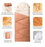 BISINNA Sleeping Bag with Liner 3 Season Portable Envelope Camping Sleeping
