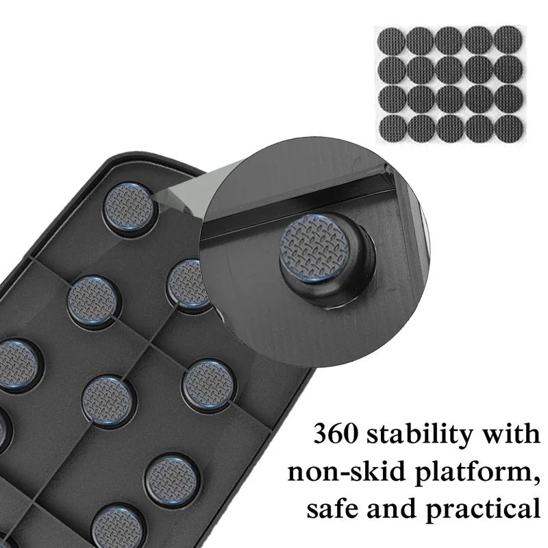 Fit & Smith Portable Multifunctional Push-up Board Set With Handles Foldable Fitness Equipment For Chest Abdomen Arms And Back Training