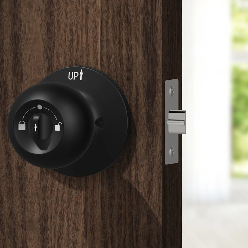 Smart Doorknob Fingerprint, Rechargeable Electronic Door Lock with Keys
