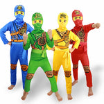 Kids Ninja Cosplay Costume – Boys' Ninja Jumpsuit & Superhero Outfit for Halloween, Christmas, Parties & Dress-Up