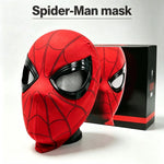 Halloween Spider-Man Mask with Operable Blink Eyes, Chin Control & Superhero Cosplay Headgear – Costume Prop & Gift