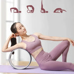New Muscle Massage Yoga Wheel Back Training Waist Training Fitness Circle Training Tool Multi-Functional Pilates Ring Home Gym