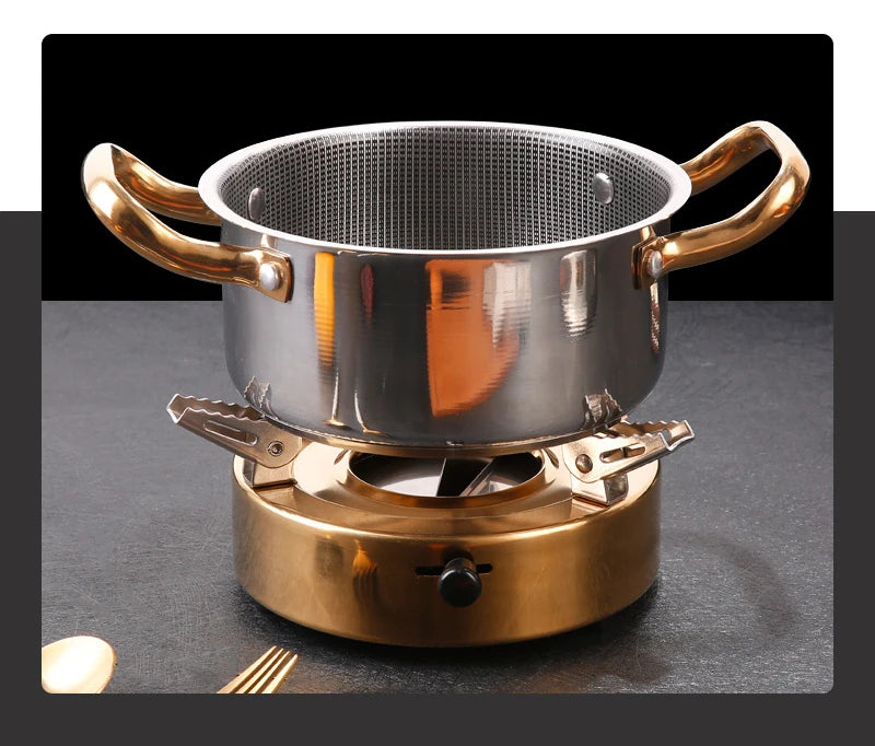 east Essentials Stock 3, Stock Pot Honeycomb Non-stick Pot with lid