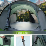 5–8 Person Waterproof Family Camping Tent – Automatic Quick Open