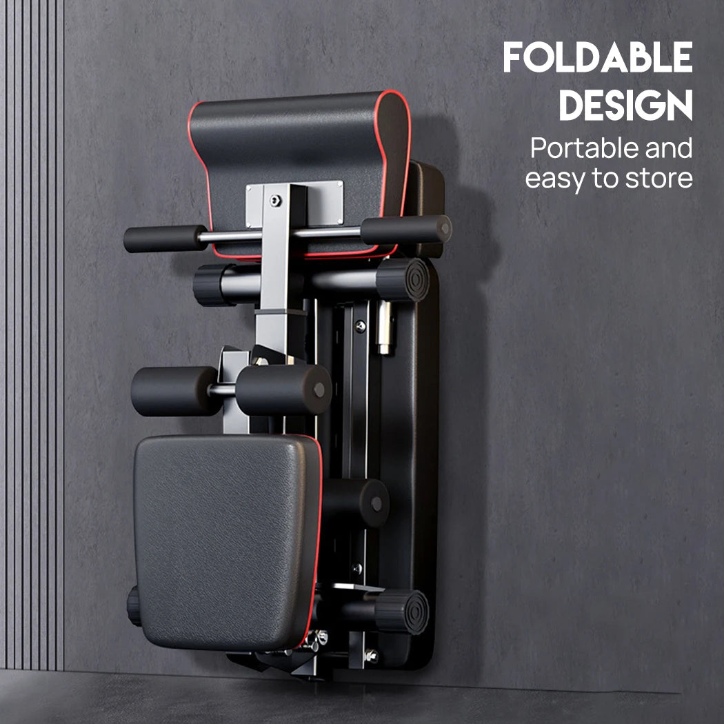 PORIYA ADKING Weight Bench Fitness Bench Press Squat Rack Adjustable Home Gym Equip