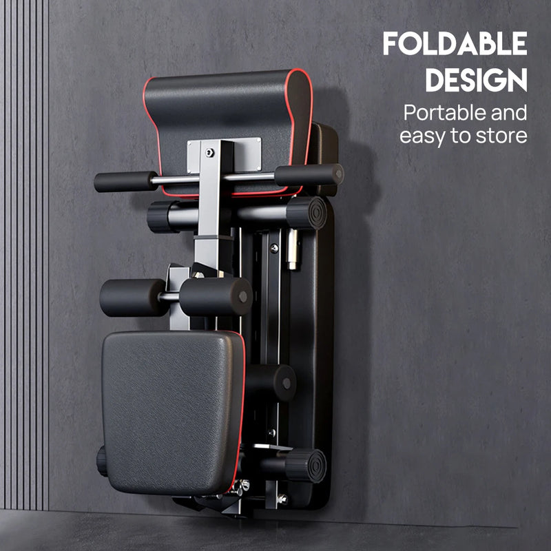 PORIYA ADKING Weight Bench Fitness Bench Press Squat Rack Adjustable Home Gym Equip
