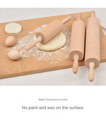 Beccarat Wooden Rolling Pin Professional Dough Roller Non-Stick Rolling Pin for Pasta Dough Pizza Baking Cookies Biscuit Fondant Cake