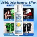 Boxing Glove Deodorant Spray, All-In-One Sports Equipment Odor Eliminator for Taekwondo Guards, Punching Bags, Hockey Gear & Lea
