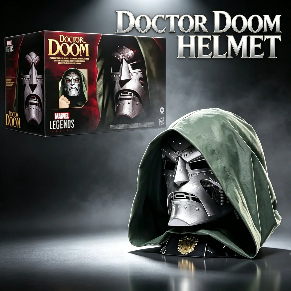 Marvel Legends Doctor Doom Premium Helmet – Avengers: Doomsday Collectible Action Figure Accessory, Detailed Display & Cosplay Prop for Adult Collectors