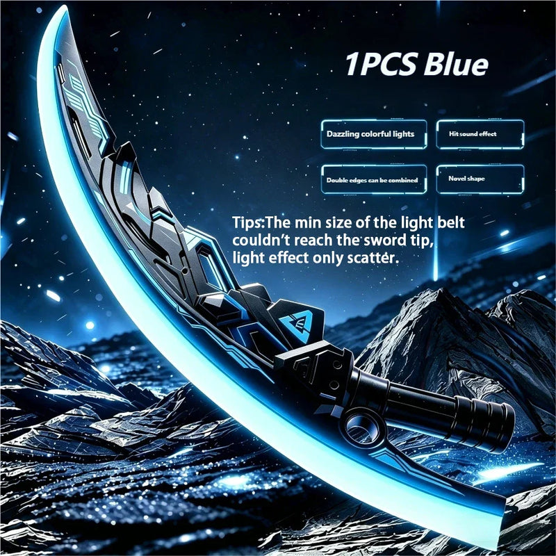 LED RGB Light Up Sword Toy with Sound Effects, Perfect Christmas & Birthday Gift for Kids