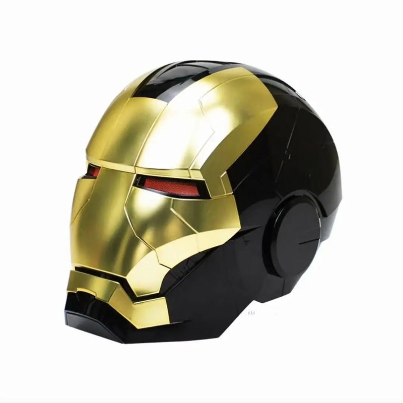 1:1 Iron Man MK5 Helmet – Wearable & Transformable Electronic Helmet, Voice-Activated Opening & Closing, Cosplay Costume Prop, Collectible Decoration & Gift