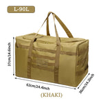 Large Camping Duffle Bag 60L/90L Capacity Camping Backpack