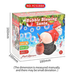 Christmas Santa Butt Bubble Machine with Music & Lights for Kids